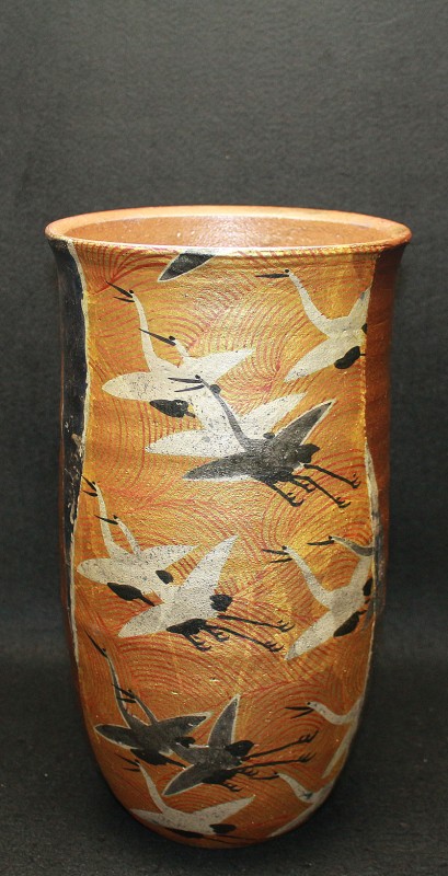 25338 北村隆 (九谷焼花瓶) KITAMURA Takashi | 近代美術工芸の 